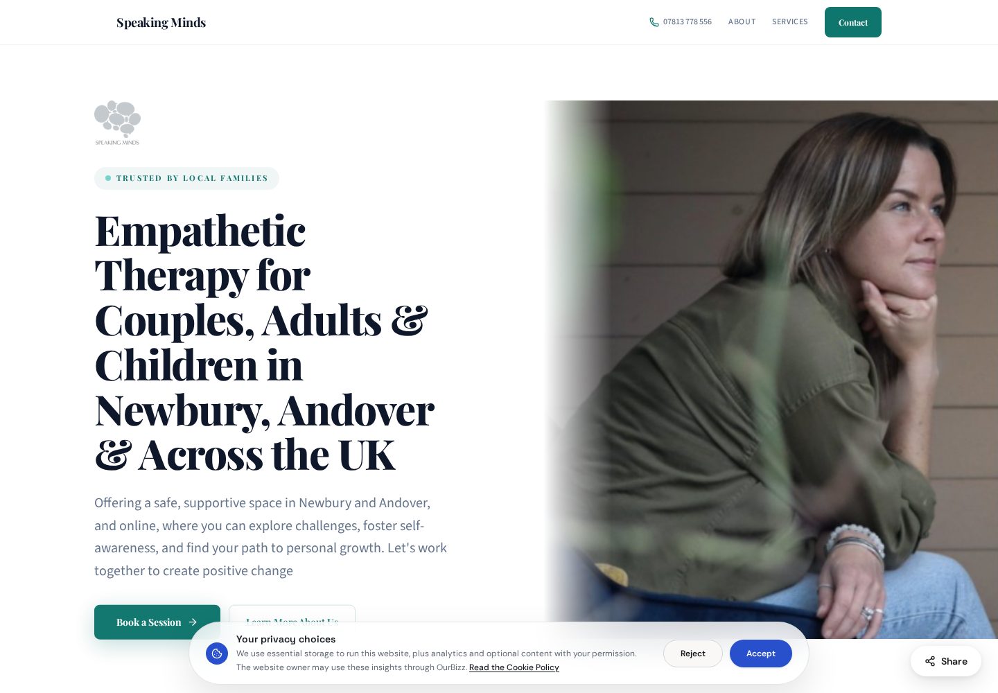 Speaking Minds website