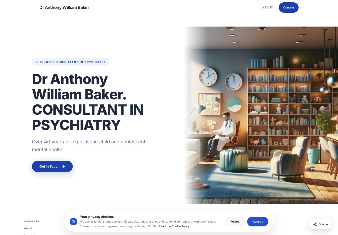 Dr Anthony William Baker website